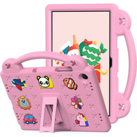 Children's case for Samsung Galaxy Tab A9+, Cute Patterns, with stand, pink