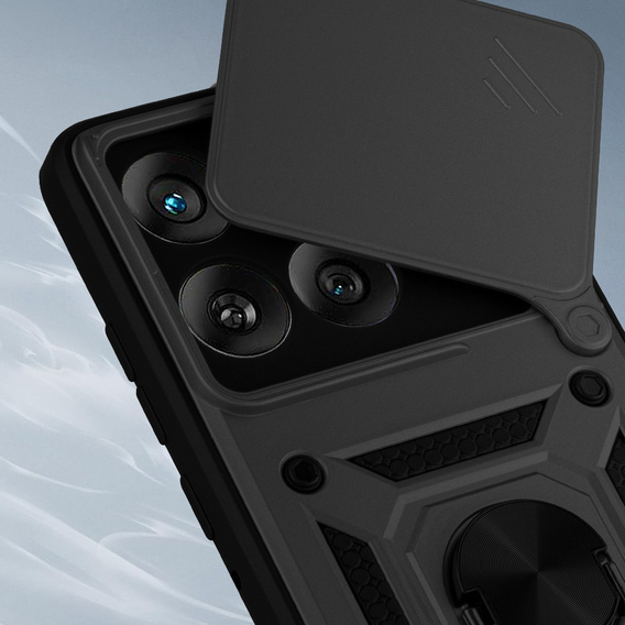 Case for Motorola Edge 60 / 60 Fusion, CamShield Slide, black