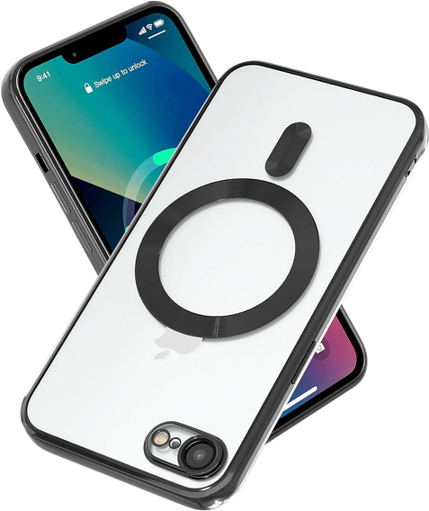 Case for iPhone 7 / 8, Electro MagSafe, black + Screen Glass