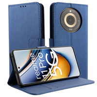 Flip case for Realme 11 Pro 5G / Pro+ 5G, Wallet Smart Magnet, blue