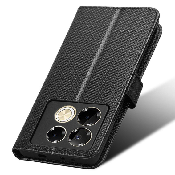 Flip case for Infinix Note 40 Pro, Wallet Smart Magnet, black