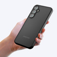 Case for Samsung Galaxy A55 5G, Fusion Hybrid, with camera protection, transparent / black