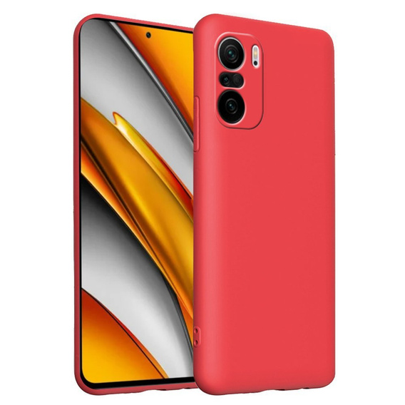 Case for Xiaomi Mi 11i / POCO F3, Silicone Lite, red