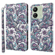 Flip case for Xiaomi Redmi 13C / Poco C65, Wallet, Flowers