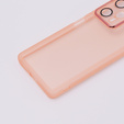 Case for Xiaomi Poco F5, Fusion Hybrid, transparent / pink