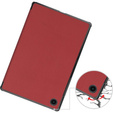 Case for Samsung Galaxy Tab A8 10.5 SM-X200 SM-X205, Smartcase, maroon