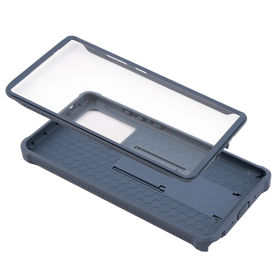Armored case for Samsung Galaxy Note 20 Ultra, Dexnor Full Body, blue