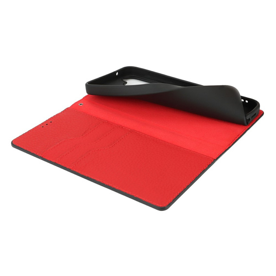 Flip case for Samsung Galaxy S25, Litchi Skin Grain, black