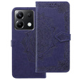 Flip case for Xiaomi Poco X6 5G, Mandala, purple