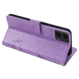 Flip case for Motorola Moto E14, Butterfly, purple