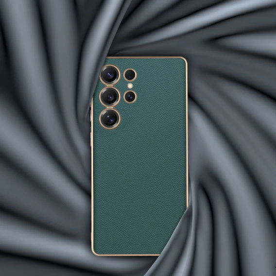 Case for Samsung Galaxy S25 Ultra, GKK Leather, green