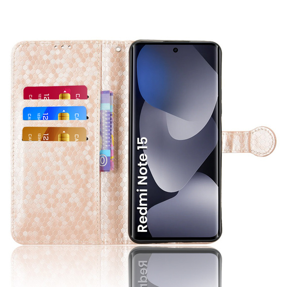 Wallet Rhombus flip case for Xiaomi Redmi Note 15 5G / Poco M8 5G