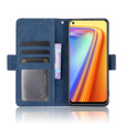 Flip case for Realme 7, Card Slot, blue