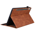Case for Lenovo Tab P11 Pro Gen 2 TB132FU TB132XU 11.2", Classic, with space for stylus, brown