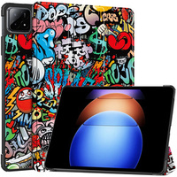 Case for Xiaomi Pad 6S Pro 12.4, Smartcase, graffiti