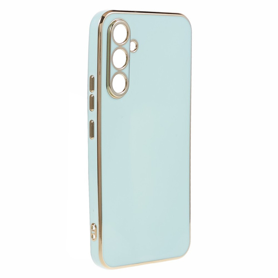 Case for Samsung Galaxy A15, Glamour CamShield, mint + 9H glass