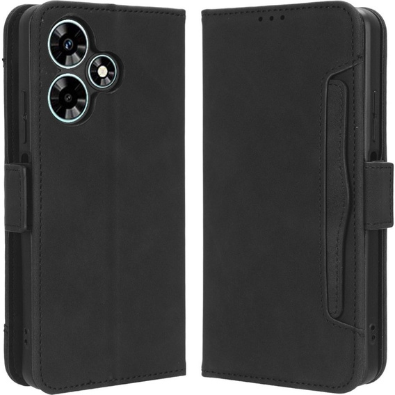 Flip case for Infinix Hot 30, Card Slot, black