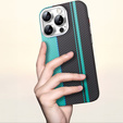 MagSafe's iPhone 15 Pro Max Case, Carbon Fiber, black / blue
