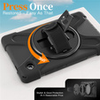 Armoured case with stand and shoulder strap for Samsung Galaxy Tab A11