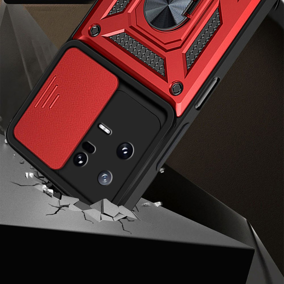 Case for Xiaomi 13, CamShield Slide, red