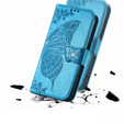 Flip case for OnePlus Nord CE4 Lite, Butterfly, blue