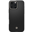 Spigen Case for iPhone 16 Pro Max, Enzo Aramid MagSafe, carbon black + 9H Tempered Glass