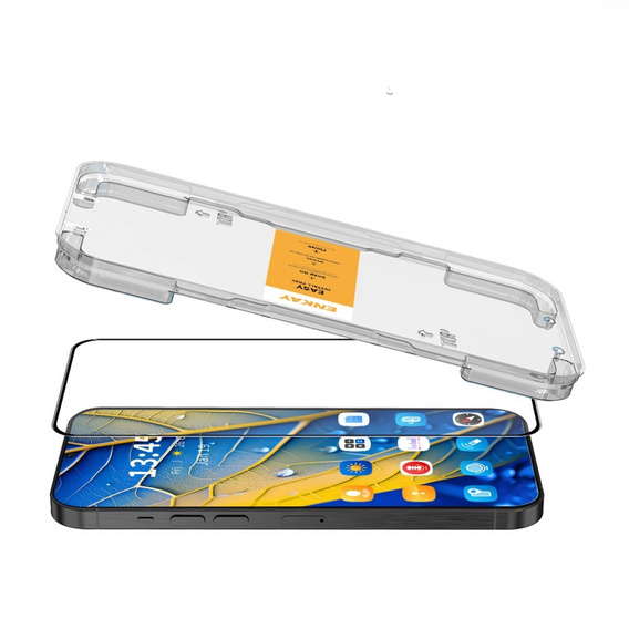 ENKAY Tempered Glass for Motorola Moto G54 5G, black