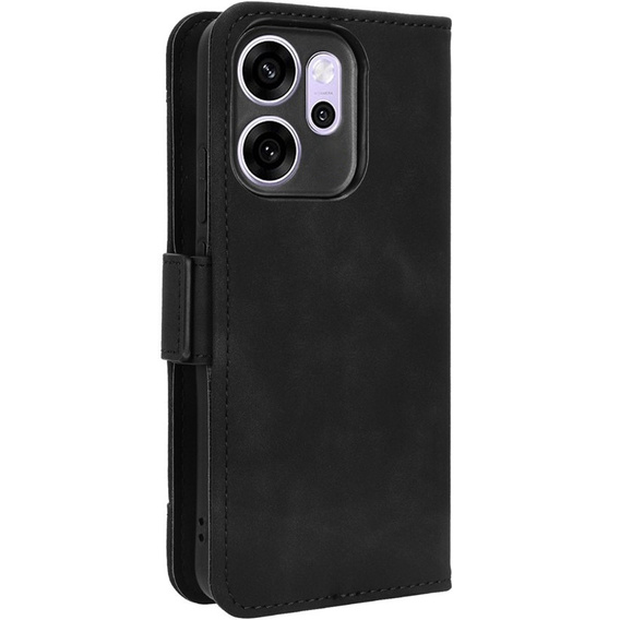 Flap case for Oppo Reno 14F, Card Slot, wallet, black