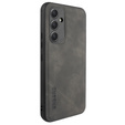 Case for Samsung Galaxy A54 5G, ERBORD Business, with metal plate for car mounts, grey
