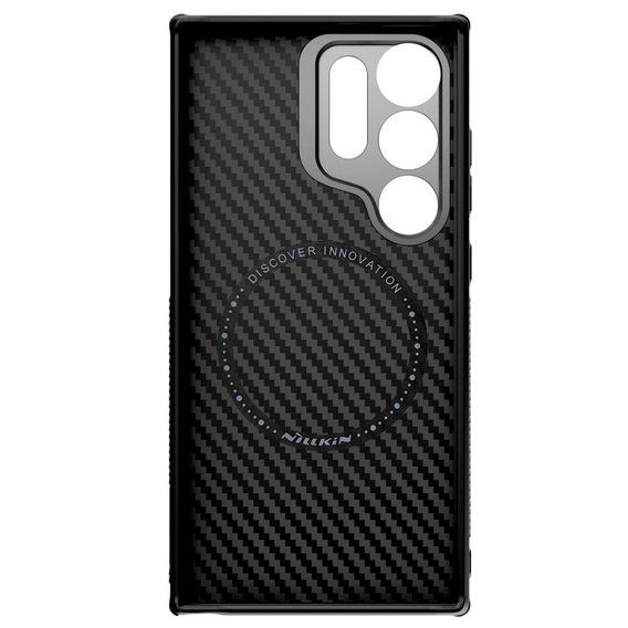 Nillkin Armored Case for Samsung Galaxy S24 Ultra, Carboprof Case, for Magsafe, black