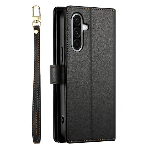 Flip case for Samsung Galaxy A56 5G, Wallet Zipper Pocket, black