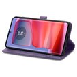 Flip case for Motorola Edge 50 Pro, Mandala, purple