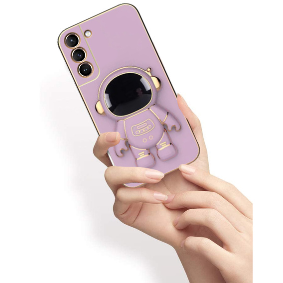 Case for Samsung Galaxy S22 Plus, Astronaut, purple