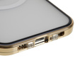 Magnetic Dual Glass MagSafe case for iPhone 12, gold
