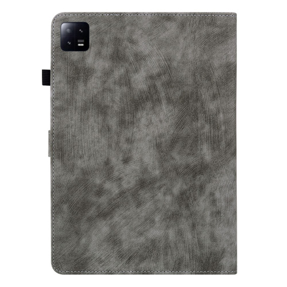 Case for Xiaomi Pad 6, Wallet Pen Slot, grey