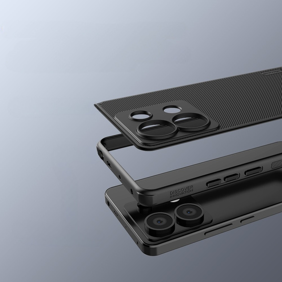 NILLKIN Case for Xiaomi Redmi Note 13 Pro 5G, Super Frosted Shield Case, black