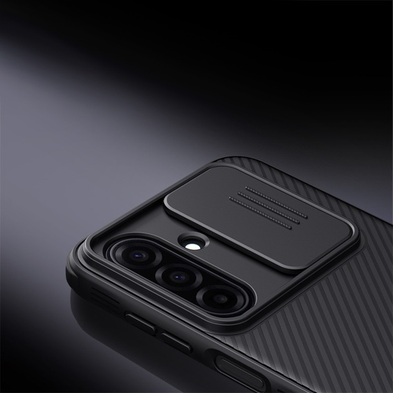 NILLKIN Camshield Pro case with camera cover for Samsung Galaxy A37 5G, black