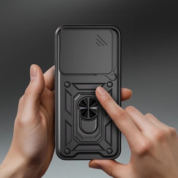 Case for Honor 400 Pro 5G, CamShield Slide, black