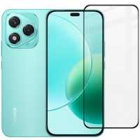 3D Tempered Glass for Honor 400 Lite, black frame
