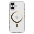 Spigen Case for iPhone 17, Ultra Hybrid MagSafe, Clear/Gold