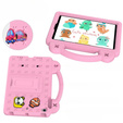 Children's case for iPad mini 7.9" 2019/2015/2014/2013/2012 (5/4/3/2/1 gen.), Cute Patterns, with stand, pink