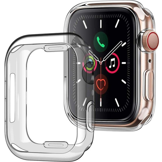 TPU Frame case for Apple Watch Series 7 45mm, Transparent