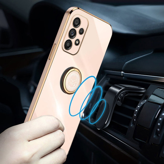 Case for Samsung Galaxy A53 5G, Electro Ring, pink