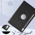 Case for Lenovo Tab P11 Pro Gen 2 TB132FU TB132XU 11.2" TB330FU 10.95", Rotating 360, black