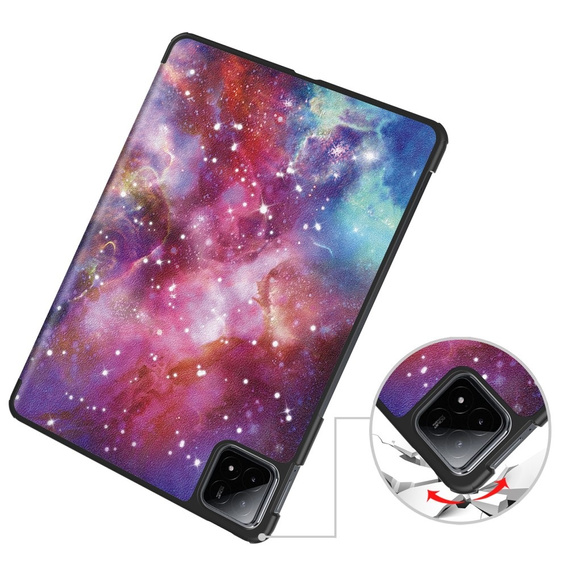 Case for Xiaomi Pad 6S Pro 12.4, Smartcase, galaxy