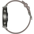 22mm Genuine Leather Coated Silicone Watch Band - Grey