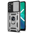 Case for Samsung Galaxy S23, CamShield Slide, silver
