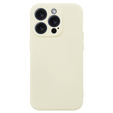 Case for iPhone 15 Pro Max, Silicone Lite, cream