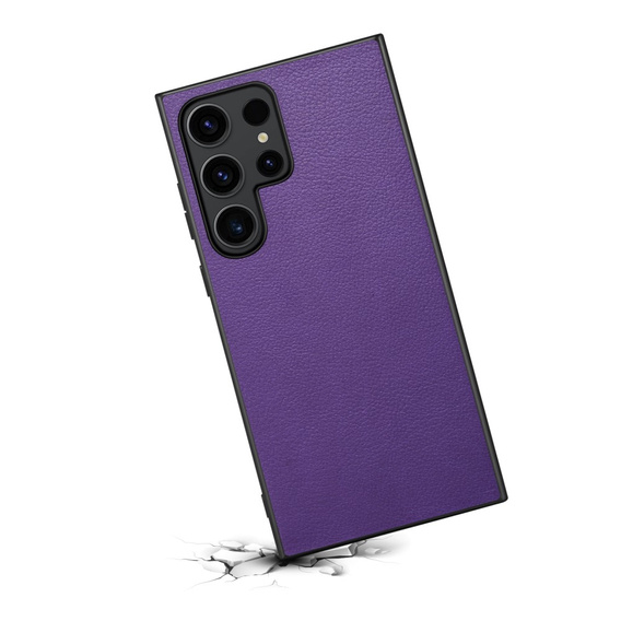 Case for Samsung Galaxy S24 Ultra, Calf Texture, purple