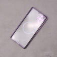 Magnetic Dual Glass MagSafe case for Samsung Galaxy S22 Ultra, purple